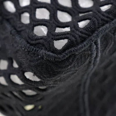 Pre-owned Dior Christian  Black Mesh Messenger Bag Shoulder Bag ()