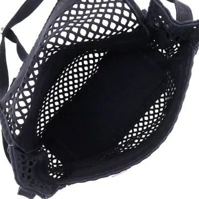 Pre-owned Dior Christian  Black Mesh Messenger Bag Shoulder Bag ()