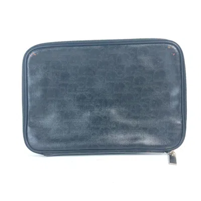 Pre-owned Dior Christian  Black Pvc Clutch Bag Pouch ()