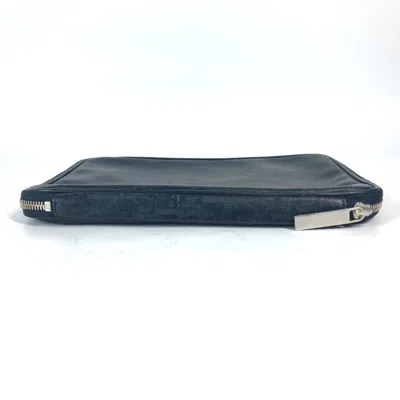 Pre-owned Dior Christian  Black Pvc Clutch Bag Pouch ()