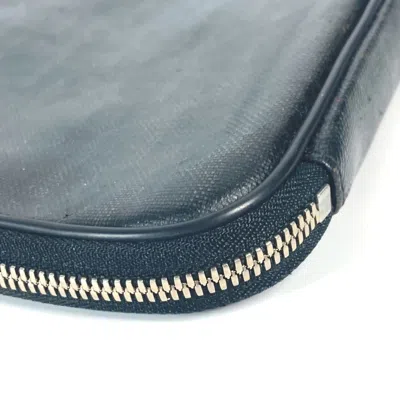 Pre-owned Dior Christian  Black Pvc Clutch Bag Pouch ()