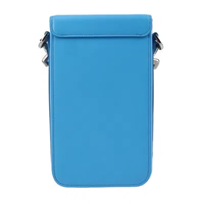 Pre-owned Dior Christian  Blue Leather Pochette Shoulder Bag ()