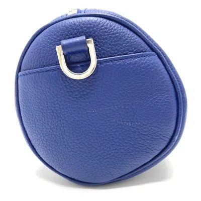 Pre-owned Dior Christian  Blue Leather Shoulder Bag ()