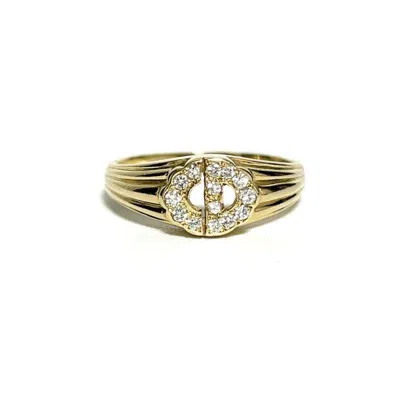 Pre-owned Dior Christian  Gold Yellow Gold (18k) Band Ring ()