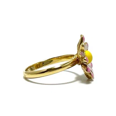 Pre-owned Dior Christian  Gold Yellow Gold (18k) Band Ring ()