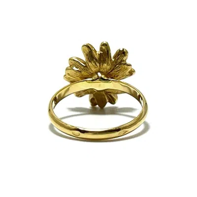 Pre-owned Dior Christian  Gold Yellow Gold (18k) Band Ring ()