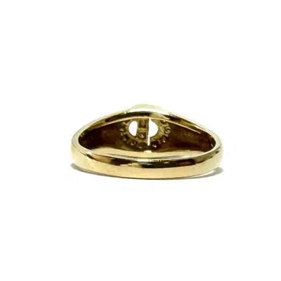Pre-owned Dior Christian  Gold Yellow Gold (18k) Band Ring ()