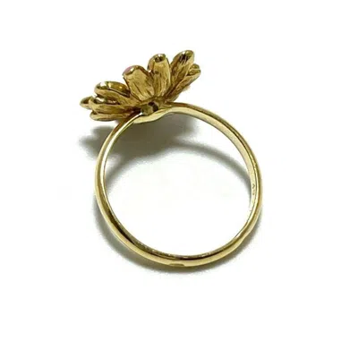 Pre-owned Dior Christian  Gold Yellow Gold (18k) Band Ring ()