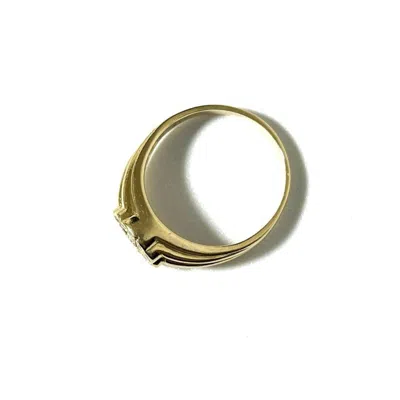 Pre-owned Dior Christian  Gold Yellow Gold (18k) Band Ring ()