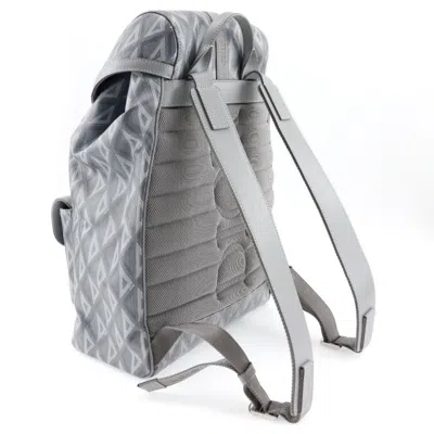 Pre-owned Dior Christian  Gray Pvc Backpack ()