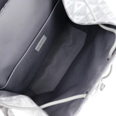 Pre-owned Dior Christian  Gray Pvc Backpack ()