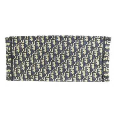 Pre-owned Dior Christian  Navy Canvas Tote Bag ()