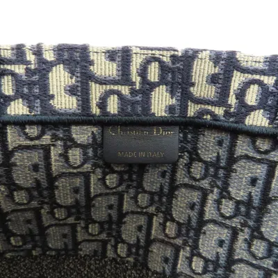 Pre-owned Dior Christian  Navy Canvas Tote Bag ()