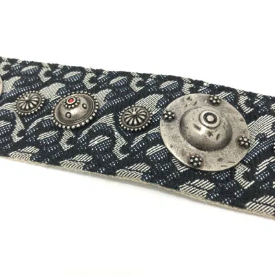 Pre-owned Dior Christian  Navy Cloth Chain/shoulder Wallet ()