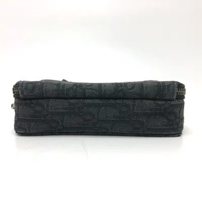 Pre-owned Dior Christian  Navy Cloth Shoulder Bag ()