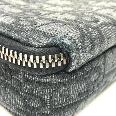 Pre-owned Dior Christian  Navy Cloth Shoulder Bag ()