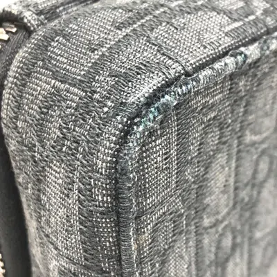 Pre-owned Dior Christian  Navy Cloth Shoulder Bag ()