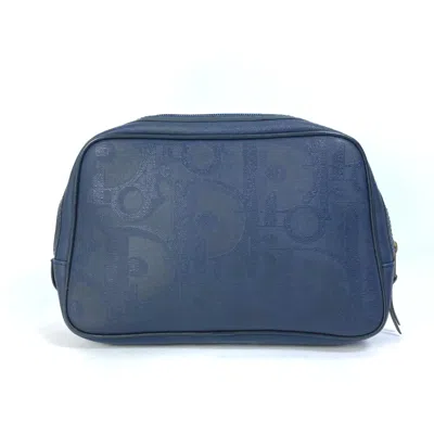 Pre-owned Dior Christian  Navy Other Clutch Bag ()