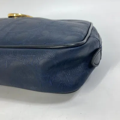 Pre-owned Dior Christian  Navy Other Clutch Bag ()