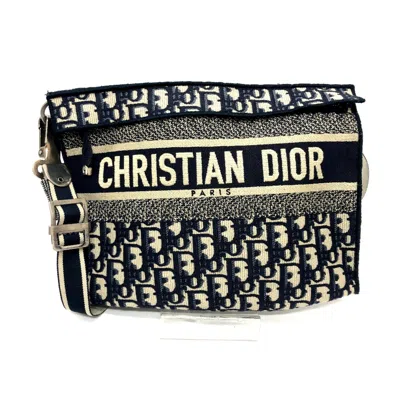 Pre-owned Dior Christian  Navy Other Shoulder Bag ()