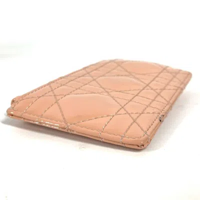 Pre-owned Dior Christian  Pink Leather Coin Purse/coin Case ()