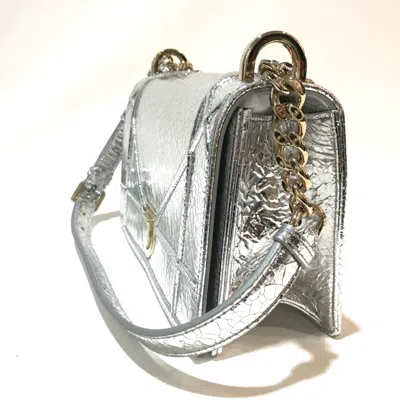 Pre-owned Dior Christian  Silver Leather Shoulder Bag ()