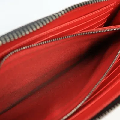 Pre-owned Christian Louboutin Multi-color Navy Leather Long Wallet (bi-fold) () In Multi-color, Navy