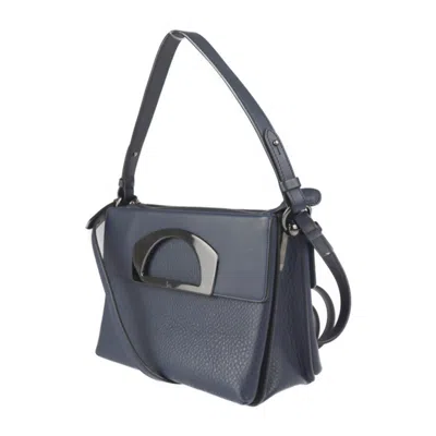 Pre-owned Christian Louboutin Navy Handbag Shoulder Bag Tote Bag ()