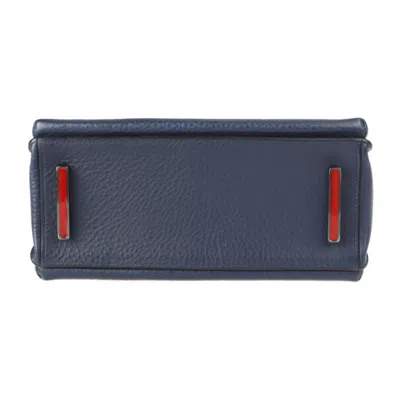 Pre-owned Christian Louboutin Navy Handbag Shoulder Bag Tote Bag ()