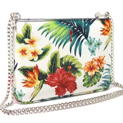 Pre-owned Christian Louboutin White Leather Shoulder Bag ()