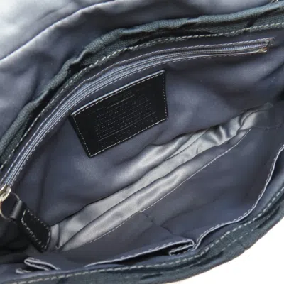 Pre-owned Coach Black Canvas Shoulder Bag ()