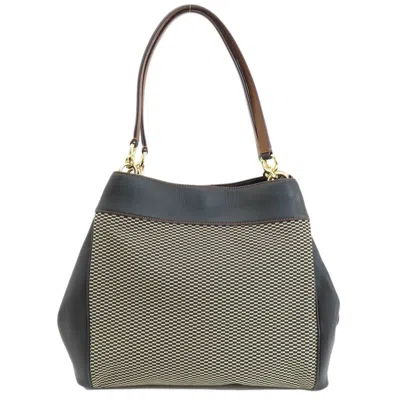 Pre-owned Coach Black Canvas Tote Bag ()