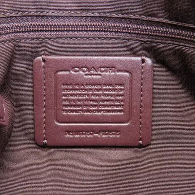 Pre-owned Coach Black Canvas Tote Bag ()