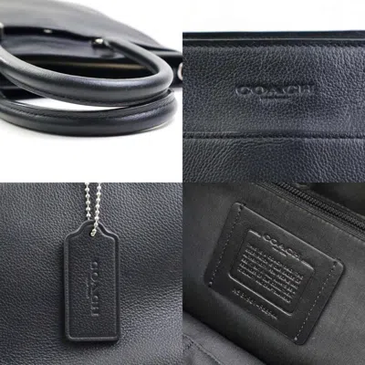 Pre-owned Coach Black Leather Handbag Shoulder Bag ()