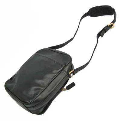 Pre-owned Coach Black Leather Shoulder Bag ()