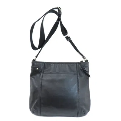 Pre-owned Coach Black Leather Shoulder Bag ()