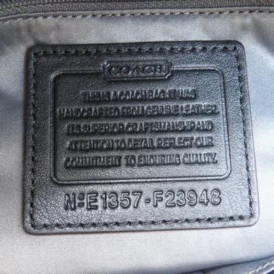 Pre-owned Coach Black Leather Shoulder Bag ()