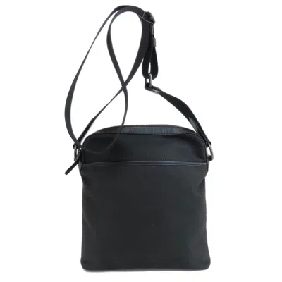 Pre-owned Coach Black Nylon Canvas Leather Shoulder Bag ()