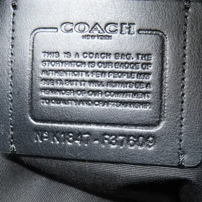 Pre-owned Coach Black Nylon Canvas Leather Shoulder Bag ()