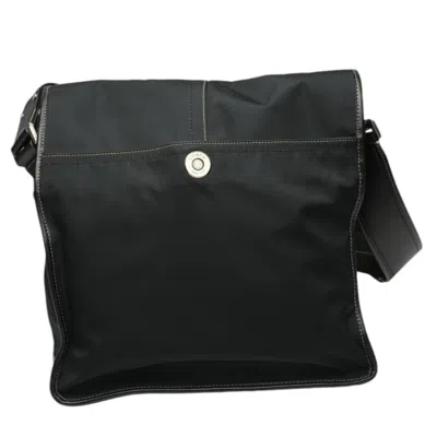 Pre-owned Coach Black Nylon Messenger Bag Shoulder Bag ()