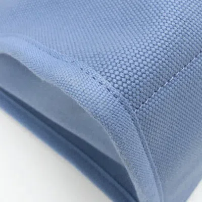 Pre-owned Coach Blue Canvas Handbag Shoulder Bag Tote Bag ()