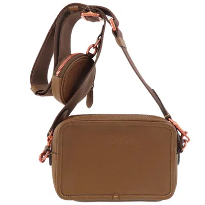 Pre-owned Coach Brown Leather Shoulder Bag ()