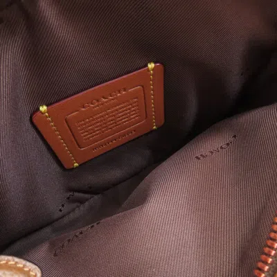 Pre-owned Coach Brown Leather Shoulder Bag ()