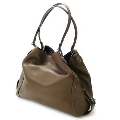 Pre-owned Coach Brown Leather Shoulder Bag ()