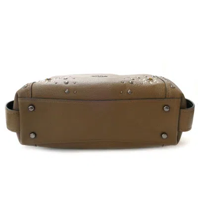 Pre-owned Coach Brown Leather Shoulder Bag ()