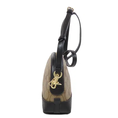 Pre-owned Coach Brown Pvc Shoulder Bag ()