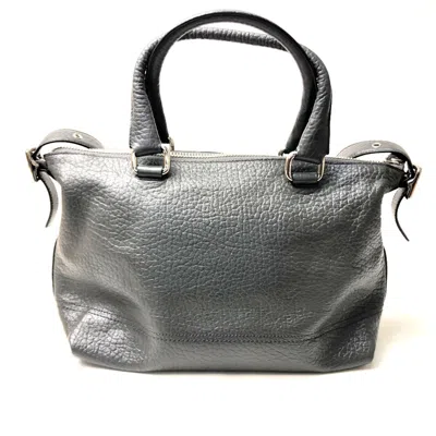 Pre-owned Coach Gray Leather Shoulder Bag ()
