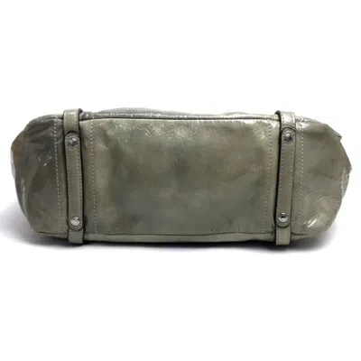 Pre-owned Coach Gray Leather Shoulder Bag ()