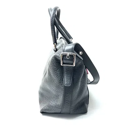 Pre-owned Coach Gray Leather Shoulder Bag ()