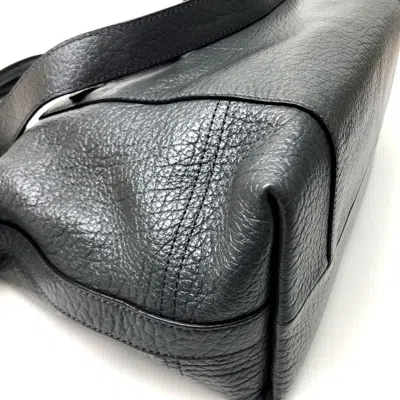 Pre-owned Coach Gray Leather Shoulder Bag ()